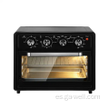 Horno de freidora de aire 25l con material de acero inoxidable